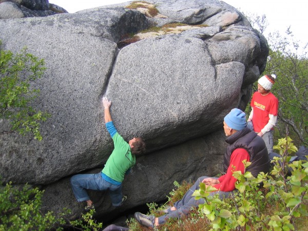 DblM går Takrenna, 6a+,Tromvik